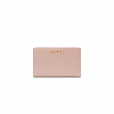 GUCCI CARD CASE WALLET WITH GUCCI SCRIPT 772640 (18.5*14*3cm)